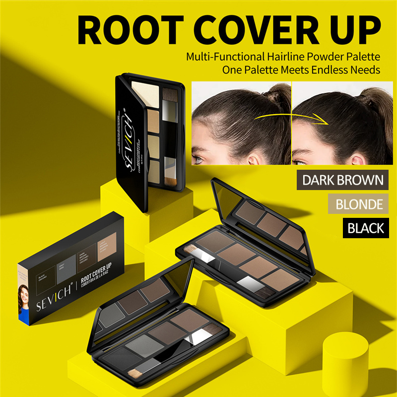 Rooting Hormone Powder - ヘアラインパウダー ブラック ルートカバーアップ ナチュラル インスタント 防水
