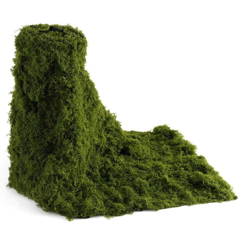 Sphagnum Moss Dry - DIY人工芝ラグ 耐久性 水やり不要 フェイクモス芝生 本物そっくりのリアルなシミュレーションモスシート リビングルーム用