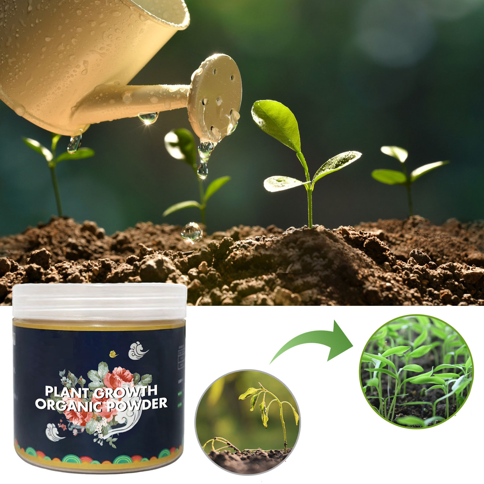 Rooting Hormone Powder - 高速発根粉末植物土壌改善緩め植物の成長を促進水耕栽培家庭菜園ツール発根肥料