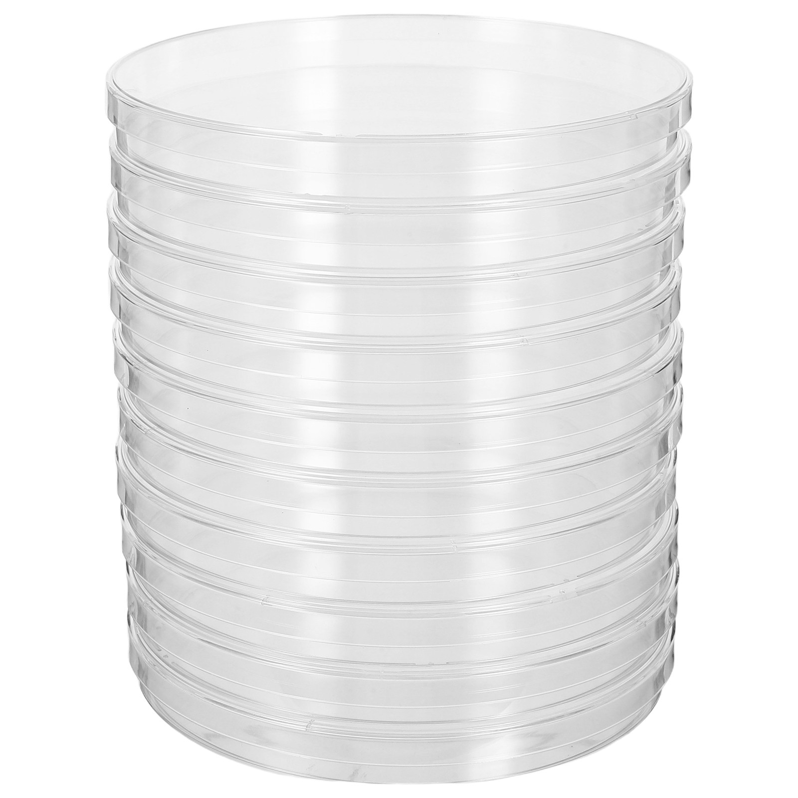 Agar Tissue Culture - 10個入りラボ用ペトリ皿 透明プラスチックペトリプレート 直径14.3cm 深さ1.6cm 組織培養寒天培養皿 科学用