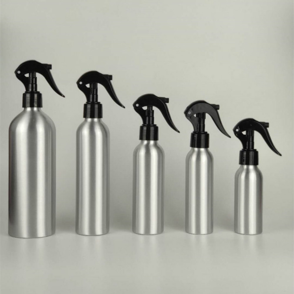 Misting Bottle Fine - 空のアルミニウム噴霧器,スプレーボトル,ネブライザー,スプレー,ファインミスト,詰め替え可能な水ボトル,30ml,50ml,100ml,150ml,250ml