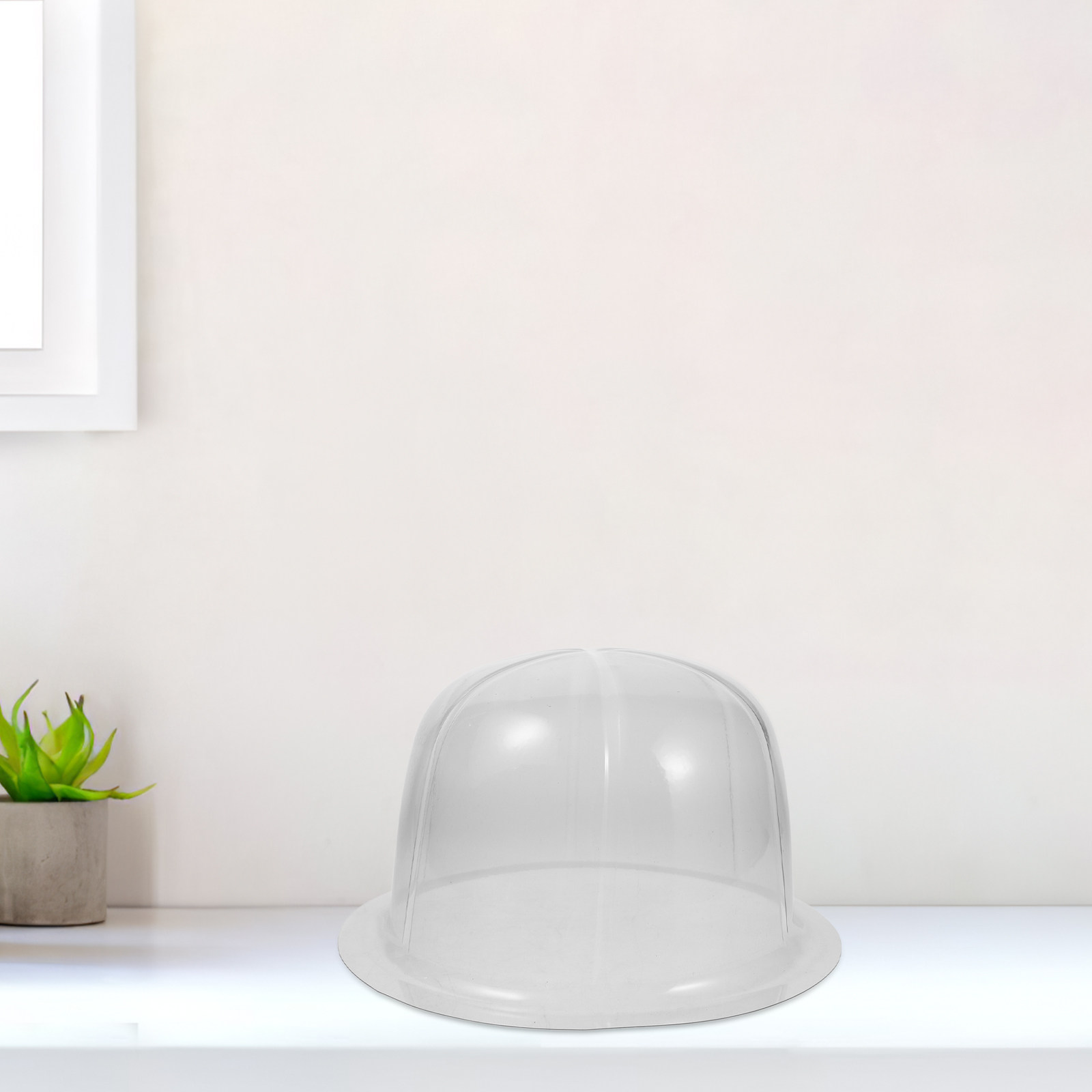 10個入り ドーム型帽子サポート 透明プラスチック製インサー - Plastic Dome Clear のレビューと価格
