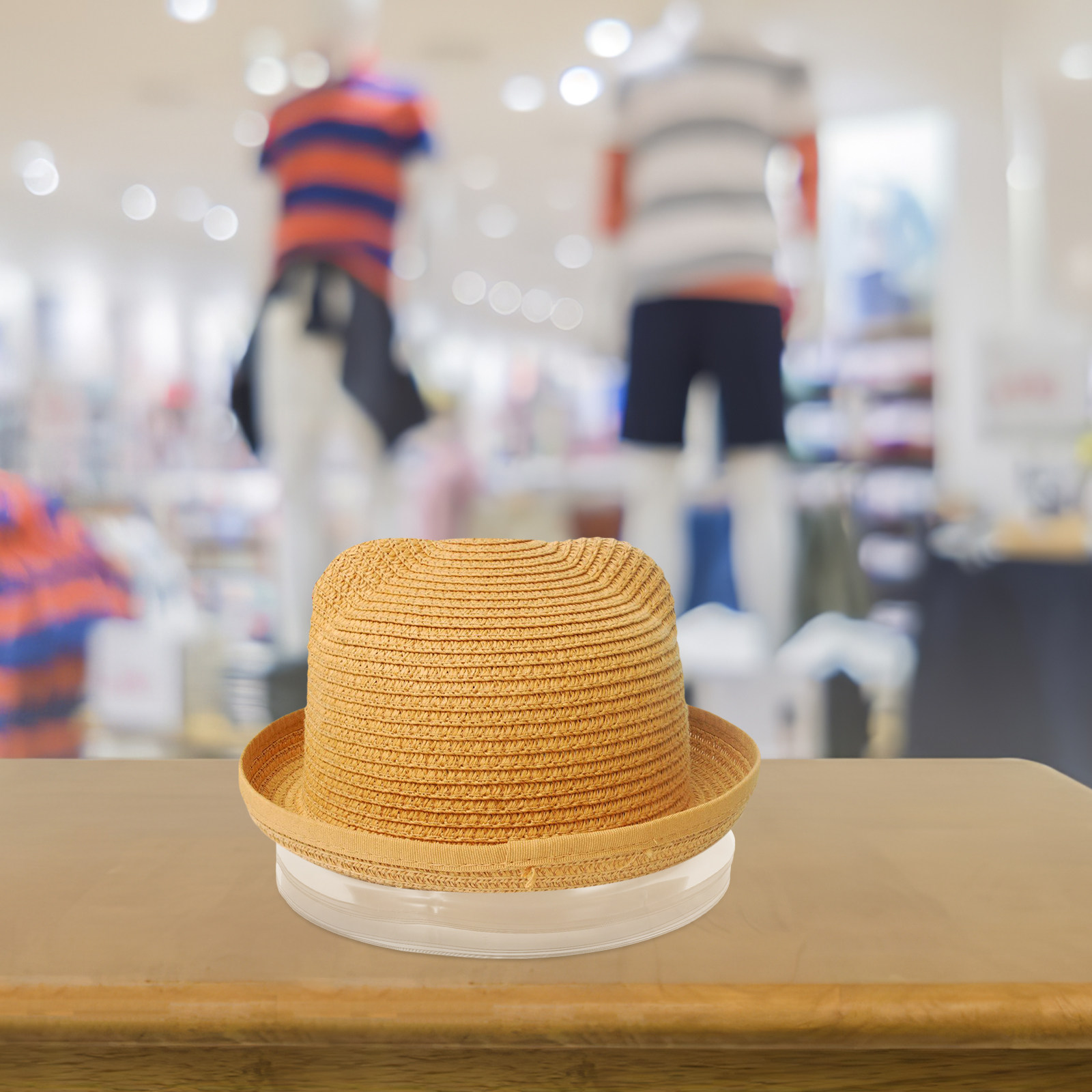 10個入り ドーム型帽子サポート 透明プラスチック製インサー - Plastic Dome Clear のレビューと価格