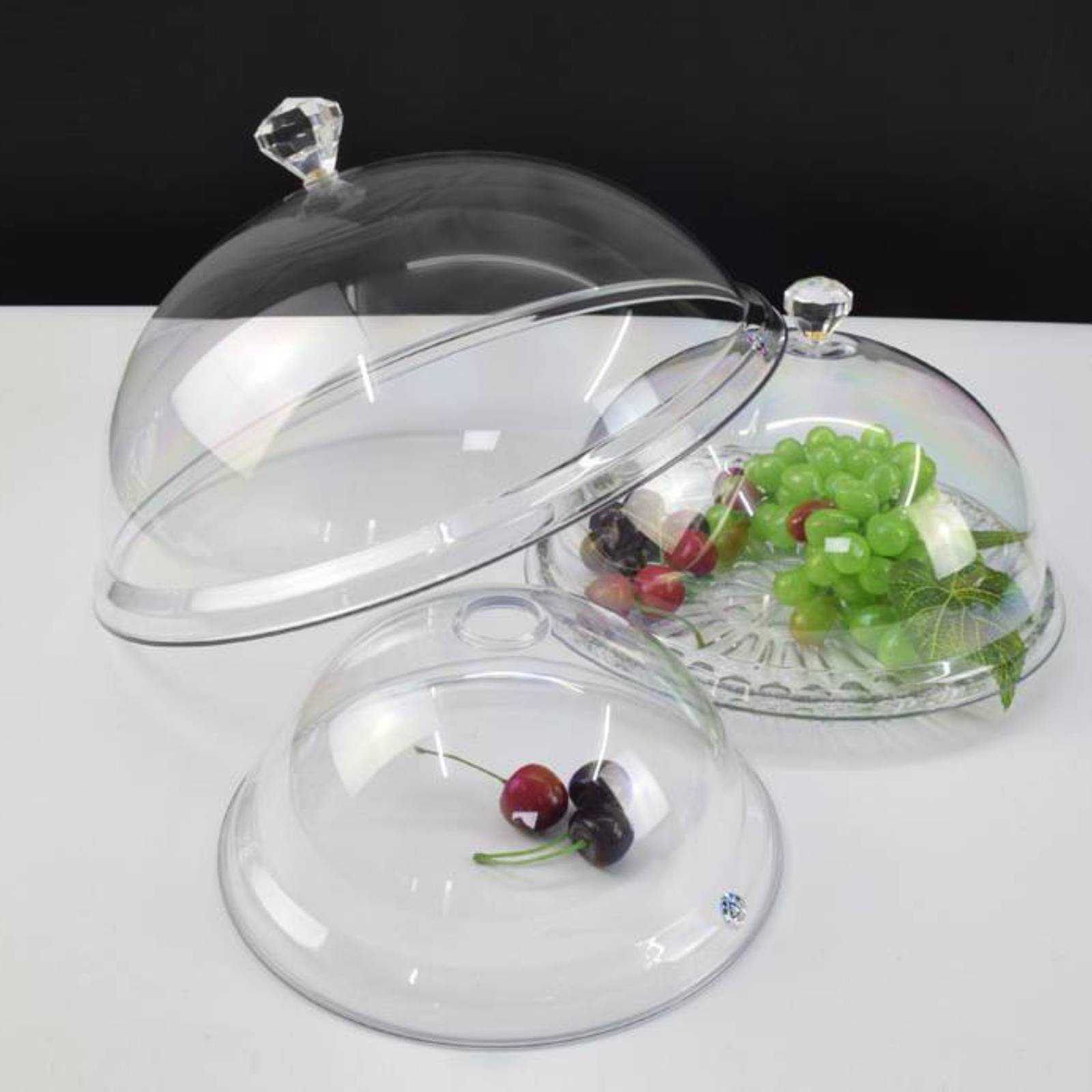 食品保護容器 冷蔵庫対応 透明ケーキドーム蓋 プラスチック製 - Plastic Dome Clear のレビューと価格