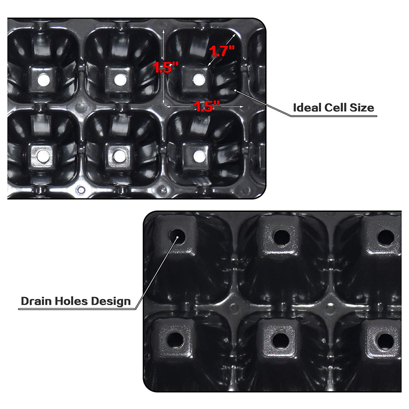 VELIF-10パック種子スタータートレイ、72セル苗トレイ - Propagation Tray 72 のレビューと価格