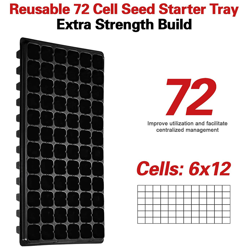 VELIF-10パック種子スタータートレイ、72セル苗トレイ - Propagation Tray 72 のレビューと価格