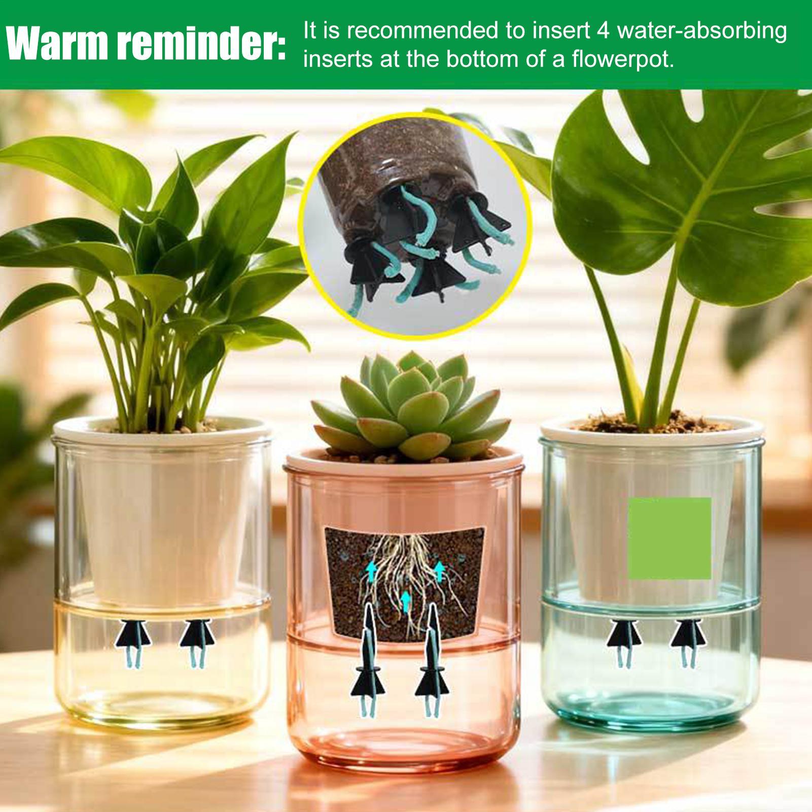 自動給水プランターインサート 4 個 自動再利用可能な園芸用 - Self Watering Insert のレビューと価格