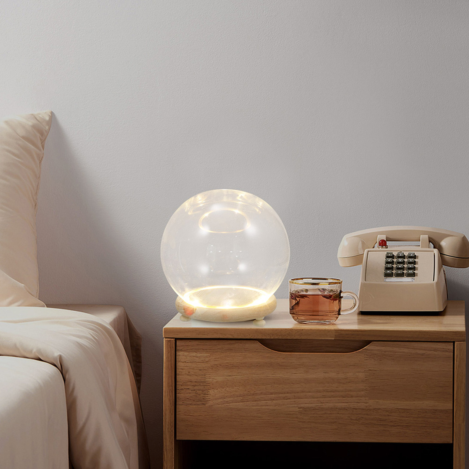 透明ガラスドーム型ディスプレイカバー、不凋花、造花、家庭、店 - Plastic Dome Clear のレビューと価格