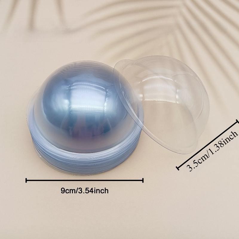 10個/セット DIYプラスチックキャンディドームセット、透 - Plastic Dome Clear のレビューと価格