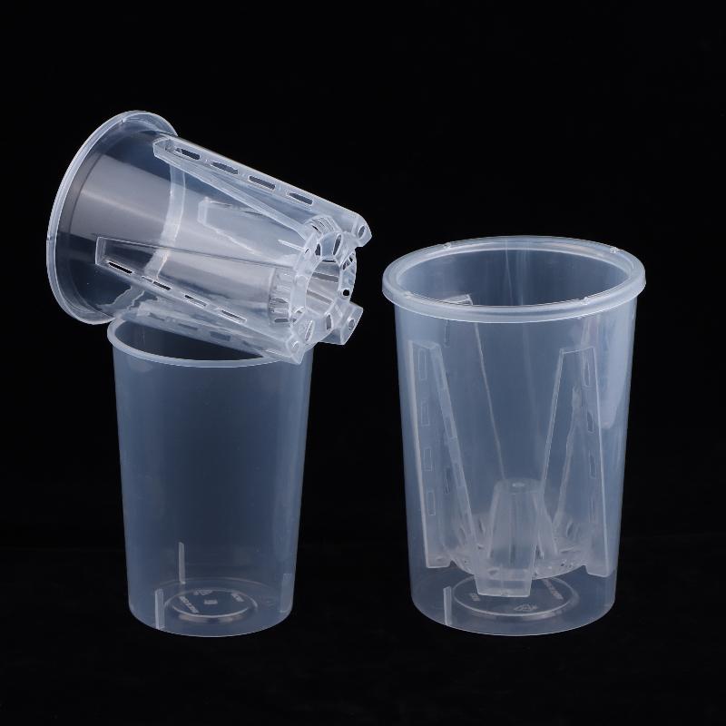 二層式自動散水植木鉢プラスチック透明プランターW穴付き蝶蘭根 - Self Watering Insert のレビューと価格