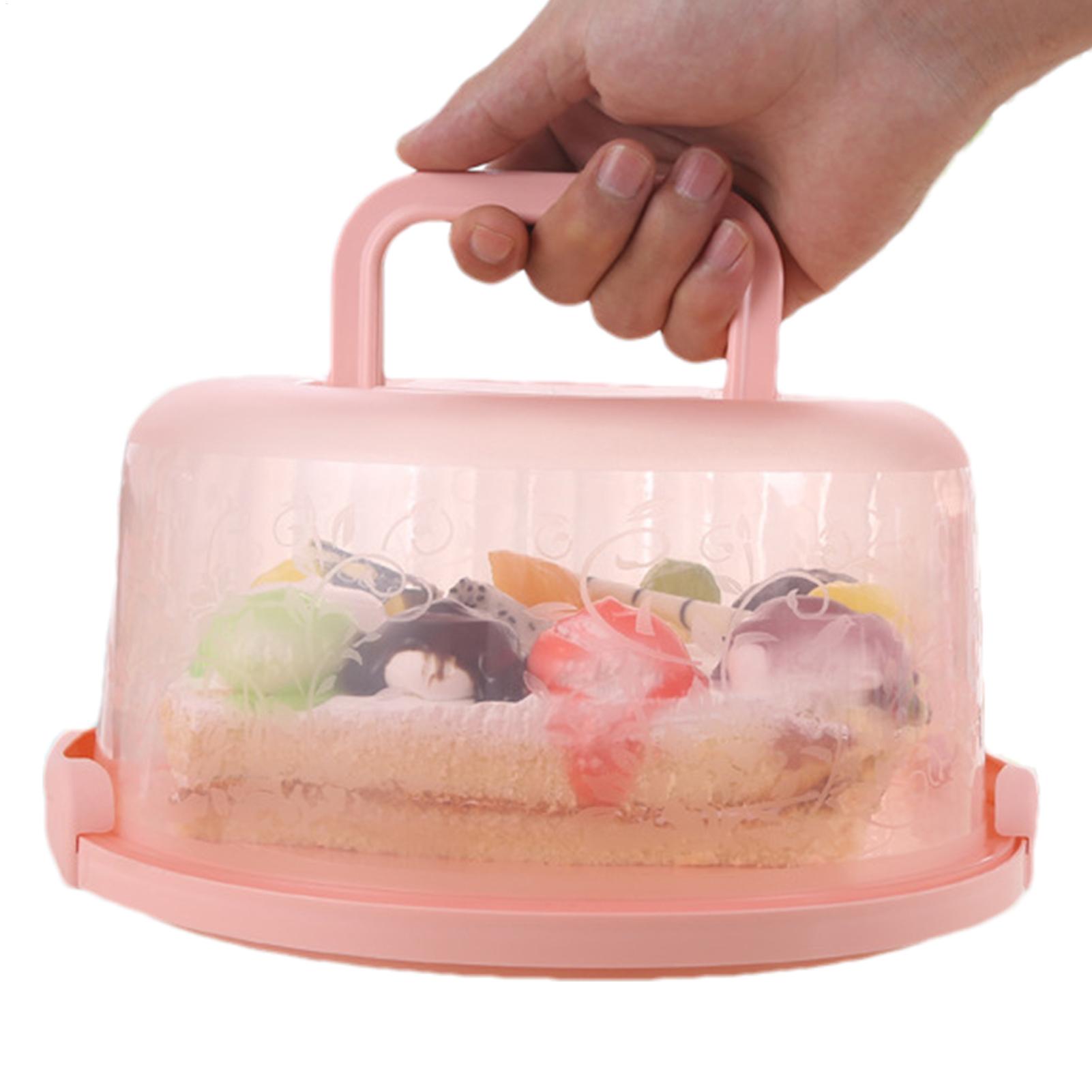 ケーキ容器 蓋付きケーキ容器 透明ドーム 再利用可能な密閉ボ - Plastic Dome Clear のレビューと価格