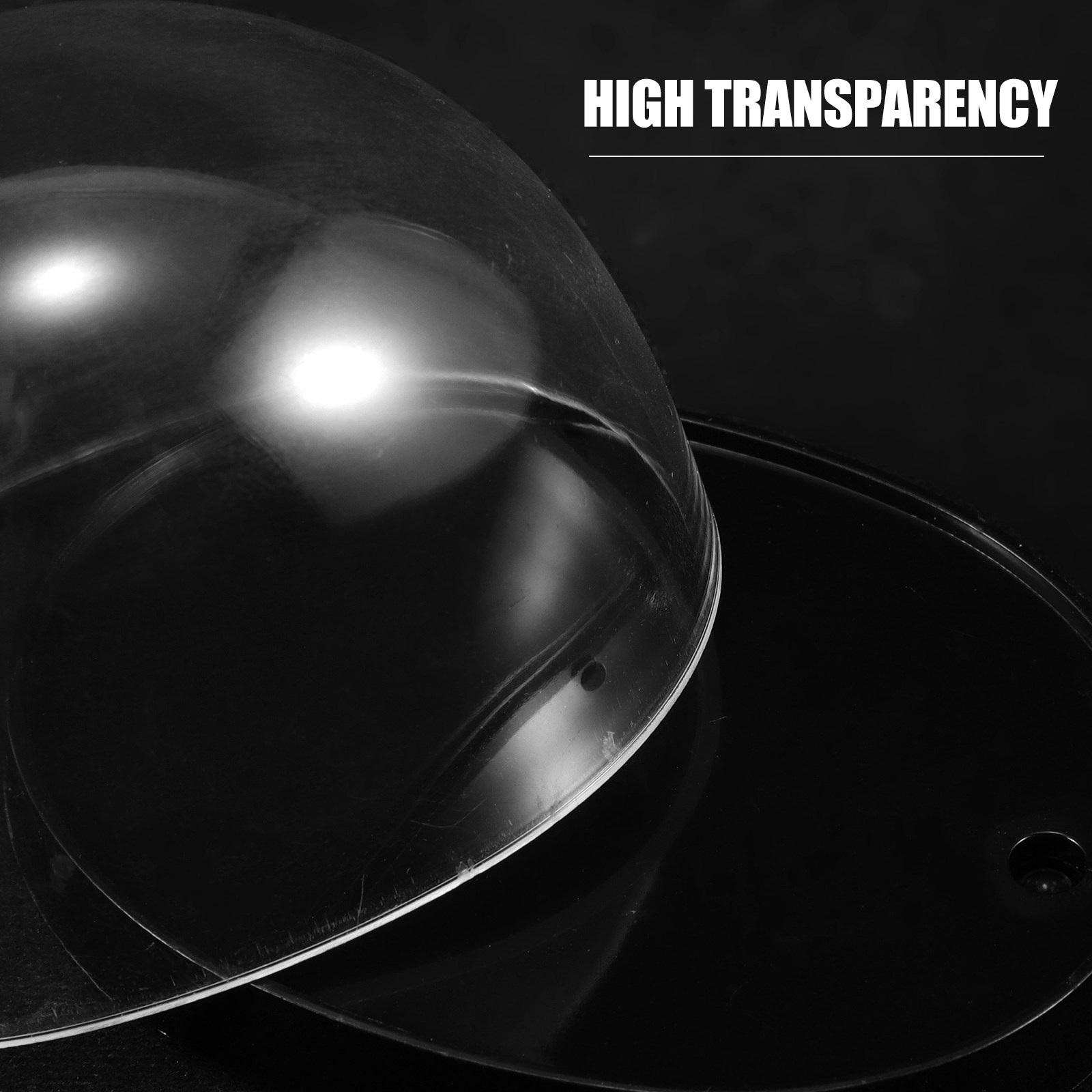 5セット高透明プラスチック製クロシェドーム、花用装飾ディスプ - Plastic Dome Clear のレビューと価格