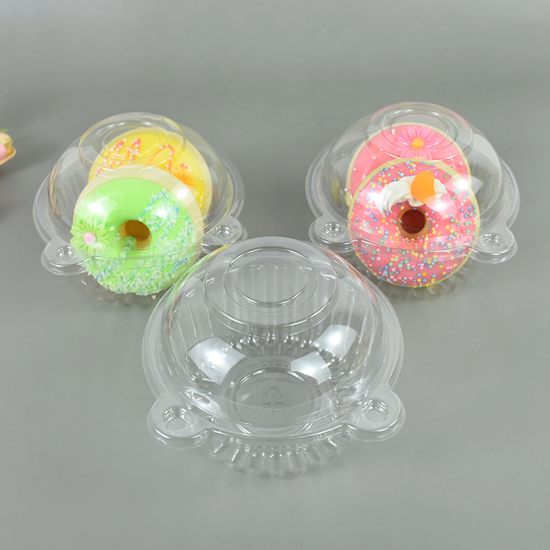 10 個カップケーキ包装箱厚いクリアデザートマフィンホルダー - Plastic Dome Clear のレビューと価格