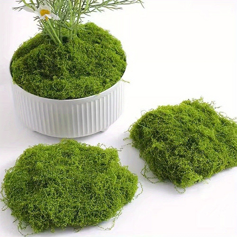グリーンフェイクモスDIYクラフトグラス人工モスフェイクプリ - Sphagnum Moss Dry のレビューと価格