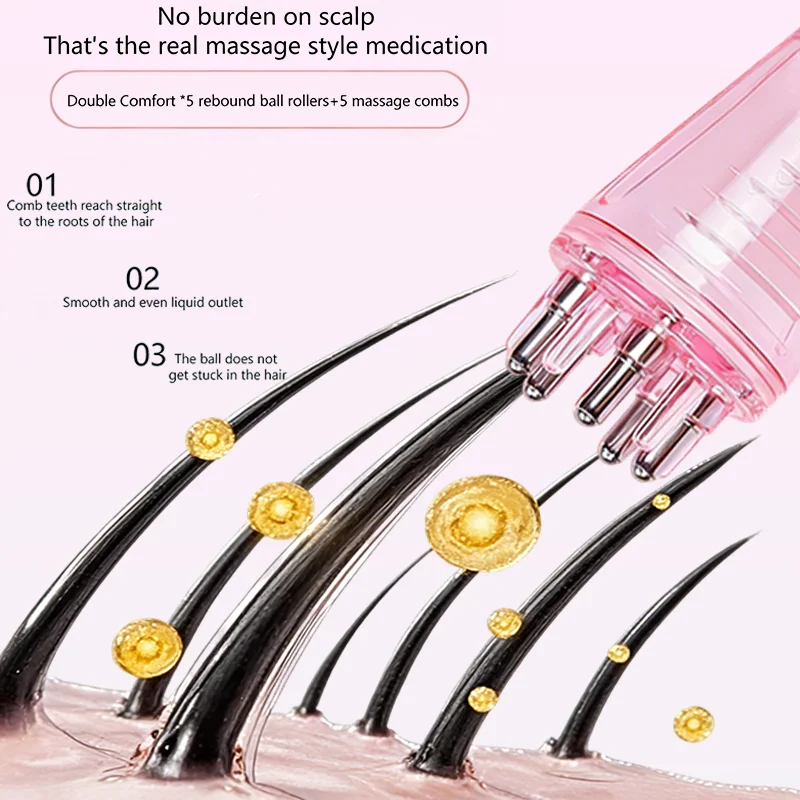6ML頭皮アプリケーター液体コームエッセンシャルオイルポータ - Root Stimulator Liquid のレビューと価格