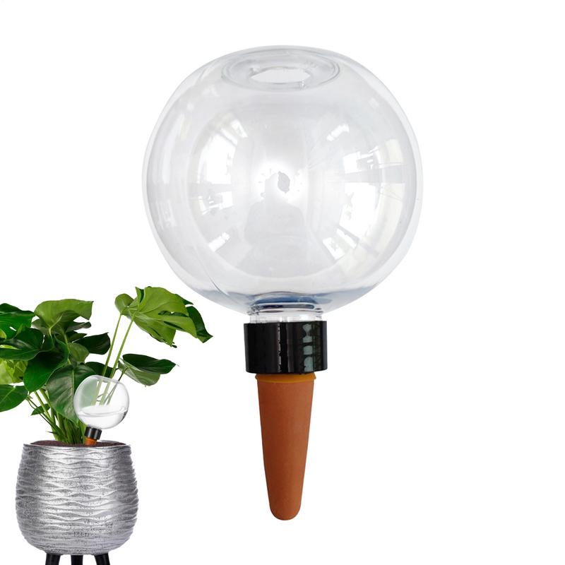 植物散水球根自動 500 ミリリットルガラスグローブプランタ - Self Watering Insert のレビューと価格