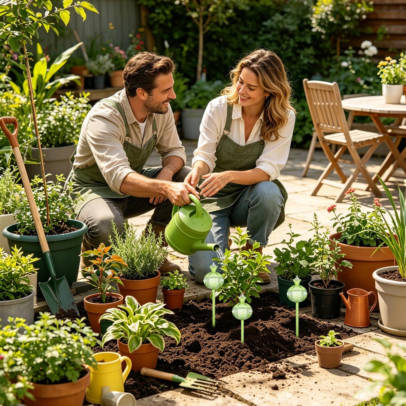 植物散水ステーク 3本セット スローリリース式 バケーション - Self Watering Insert のレビューと価格