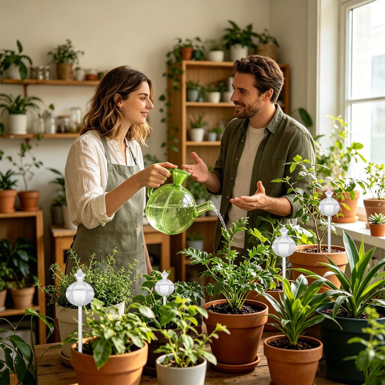 植物散水ステーク 3本セット スローリリース式 バケーション - Self Watering Insert のレビューと価格