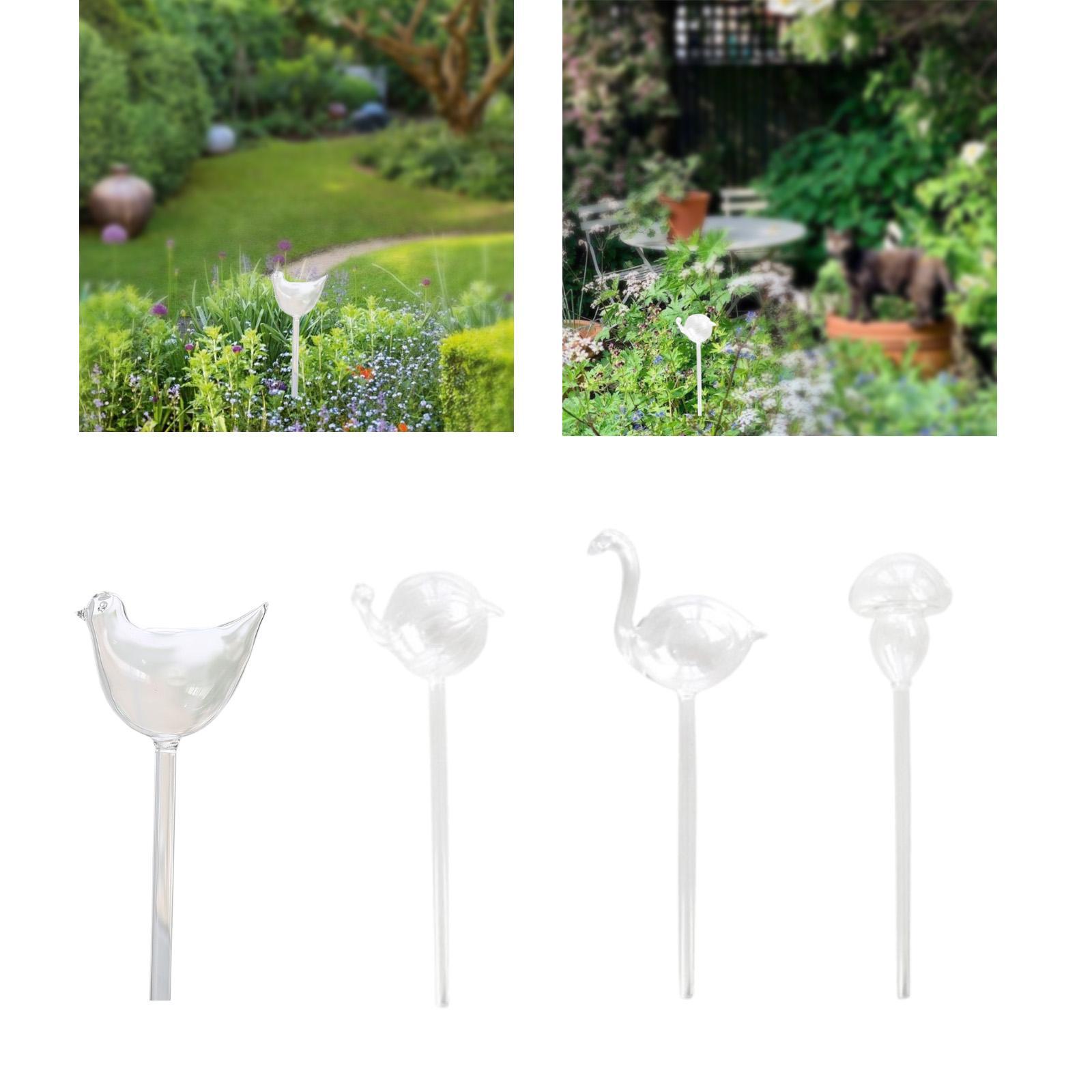 植物散水グローブ ガラス製給水器 鉢植え植物用 オフィス散水 - Self Watering Insert のレビューと価格