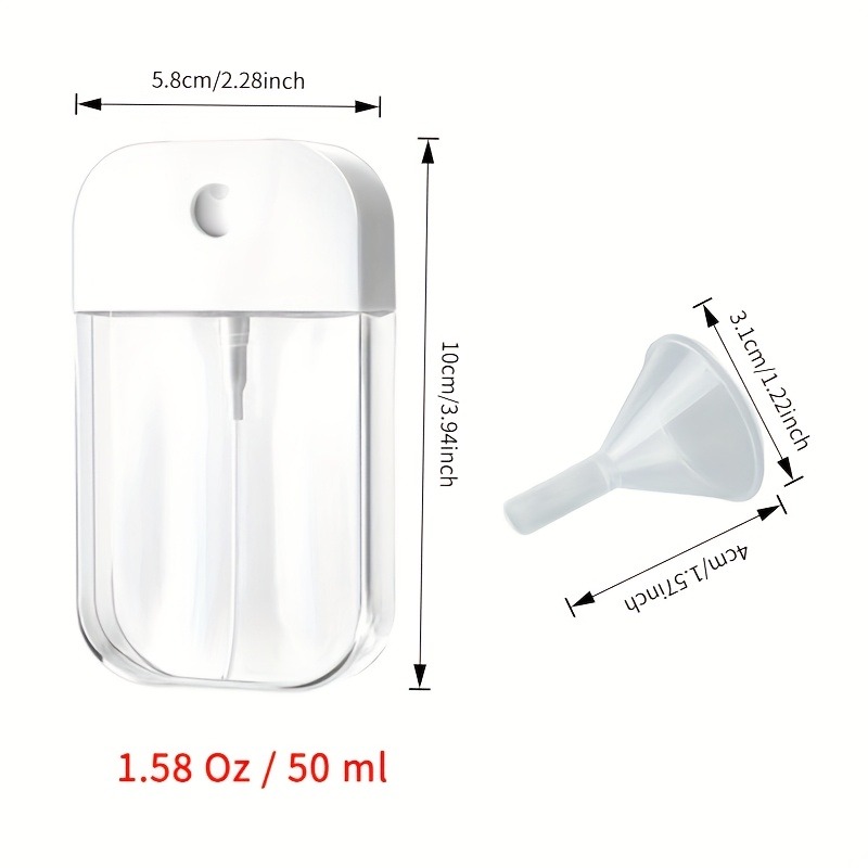 1.58オンスのミニスプレーボトル、細かいミストと小さな漏斗 - Misting Bottle Fine のレビューと価格
