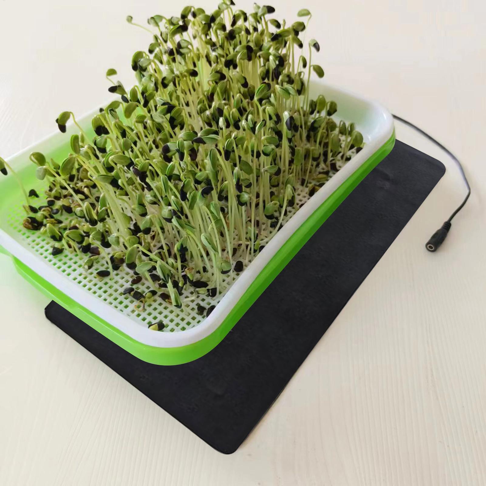 苗用ヒートマット 5V 2A 8.5W 植物種子発芽促進保温 - Heat Mat Seedling のレビューと価格