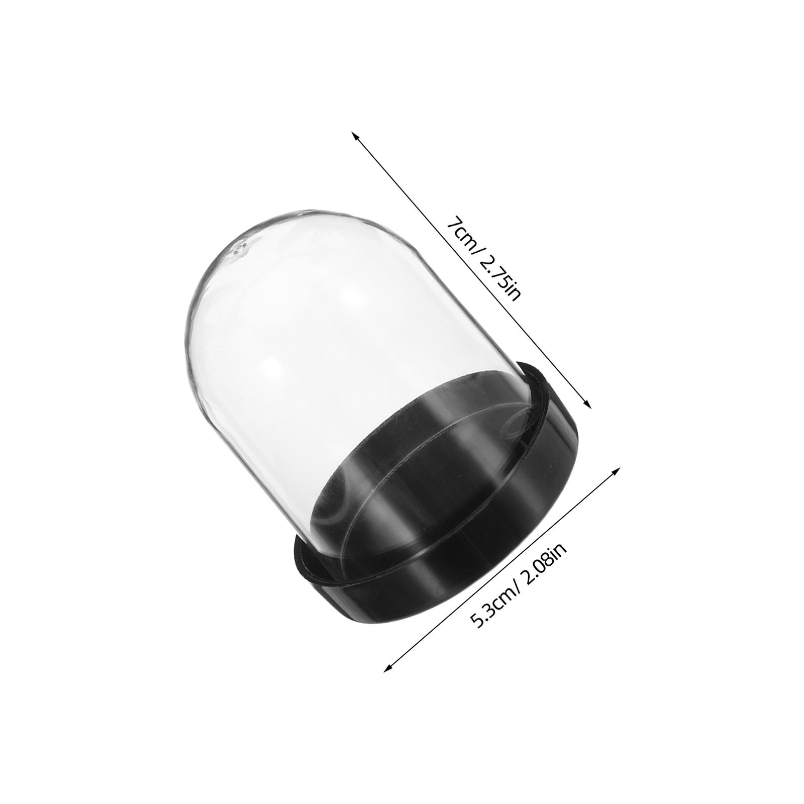 4個入り透明マイクロランドスケープドーム、ミニチュア植物用透 - Plastic Dome Clear のレビューと価格