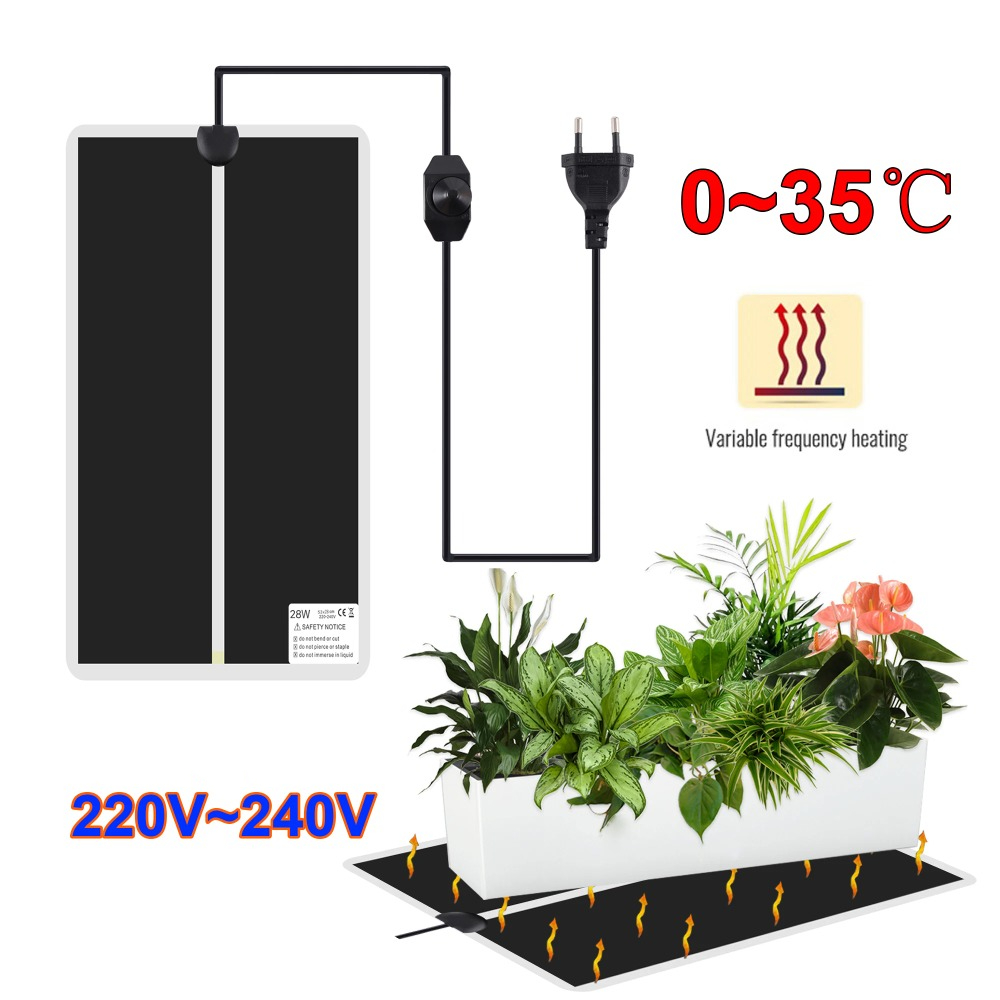 5～28W苗床ヒートマット、防寒、220V～240V、発芽促 - Heat Mat Seedling のレビューと価格