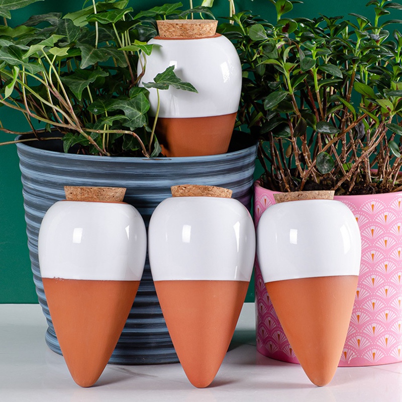 テラコッタ植物じょうろ、じょうろ、徐放、セルフスパイクじょう - Self Watering Insert のレビューと価格
